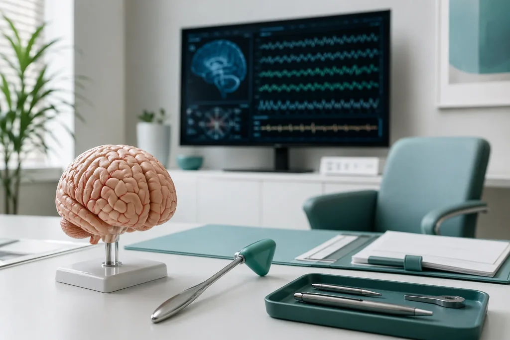 ЭЭГ при обмороках и судорогах в клинике ANAMED | ANAMED klinikasida hushdan ketish va tirishish holatlarida EEG tekshiruvi